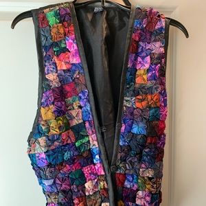 Fun eclectic vest